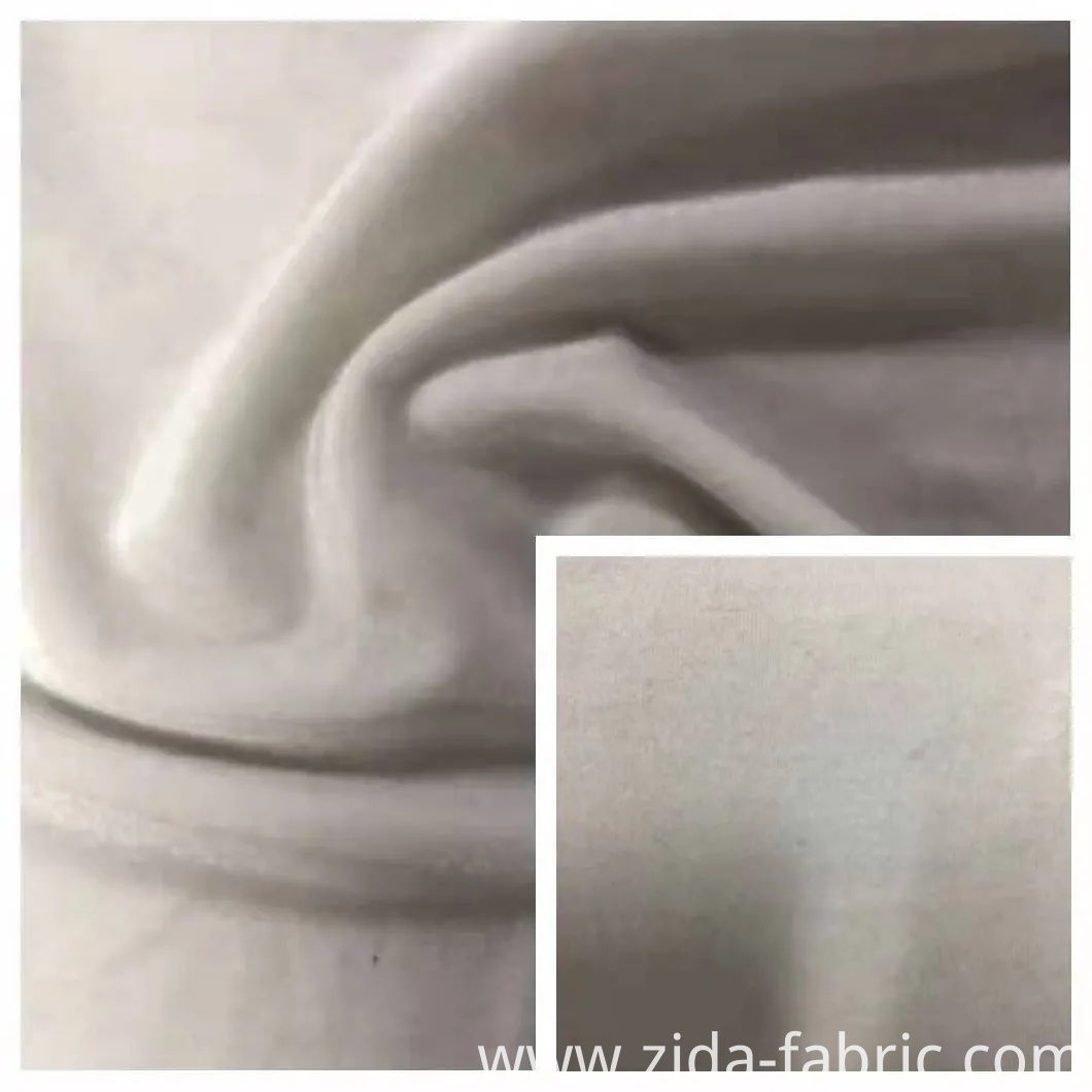 95%Polyester 5%Spandex Golden Velvet Knitted Fabric